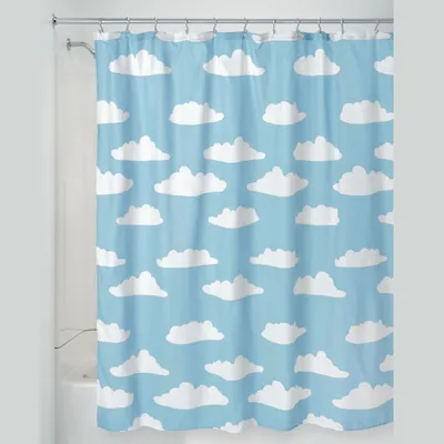 Clouds Blue Shower Curtain