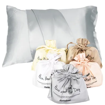 Satin Pillowcase - Have a Great Hair Day (2pc)