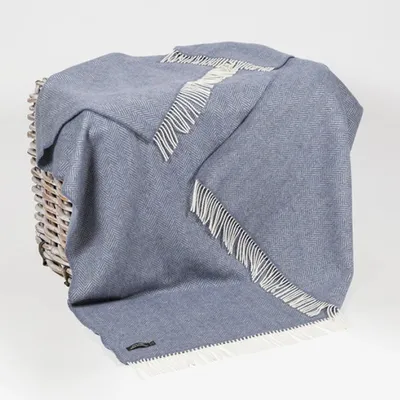 Irish Merino Cashmere Wool Throw (1476)