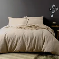 Aria Sand Matelassé Duvet Cover Set