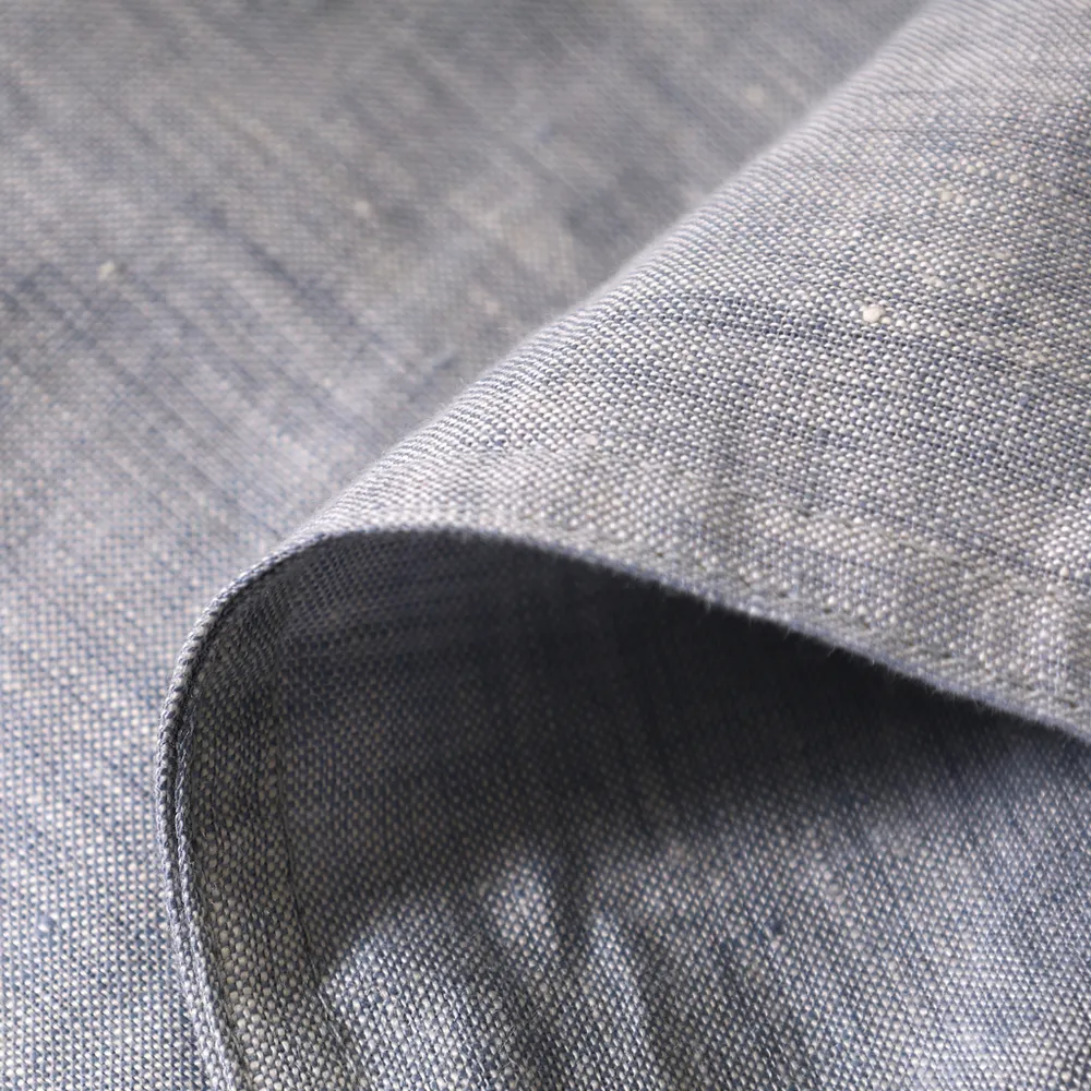 Blue Heather French Linen Cover Set