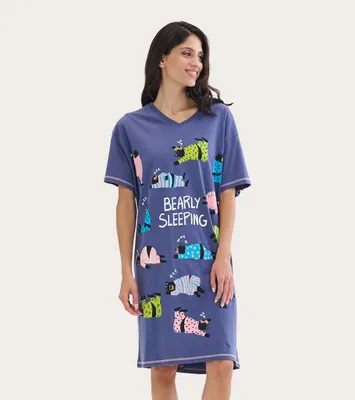 Bearly Sleeping Sleepshirt by Little Blue House