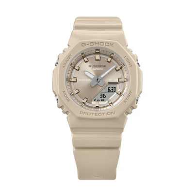 G-Shock 46X40MM Silky Beige Analog Digital Watch. GMAP2100ST-9A