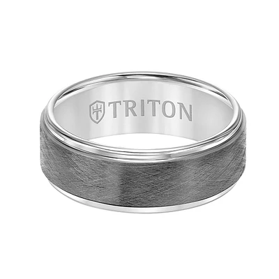 Triton 8MM Tungsten Wedding Band. Size 10