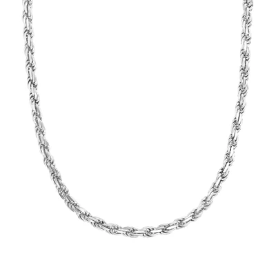 Sterling Silver 18-inch 3.9MM Rope Chain