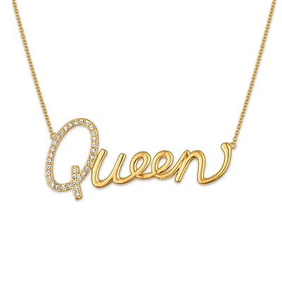 Simone I Smith Collection 18-inch Queen Necklace in 18K Yellow Gold Plated Sterling Silver