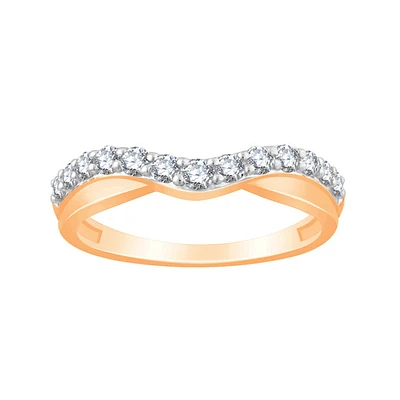 1/2 CTW Diamond Fashion Band in 14KT Rose Gold