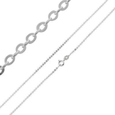 Sterling Silver 18-inch Cable Chain