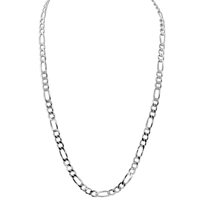 Sterling Silver 20-inch 3MM Figaro Chain