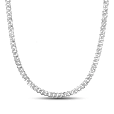 Luxe Layers Sterling Silver 20-inch 4.8MM Miami Cuban Link Chain