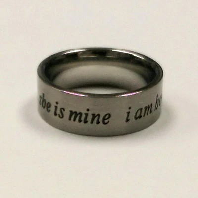 Stainless Steel Ring; Size 6