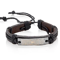 Black Leather Bracelet