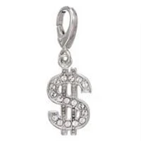 Sterling Silver and Crystal Charm