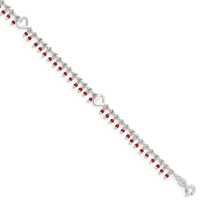 Sterling Silver 11-inch Anklet