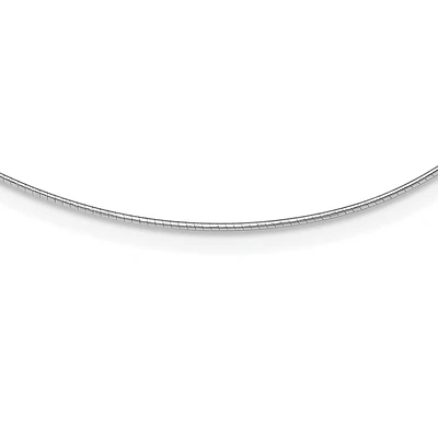 Sterling Silver 16-inch 1MM Lobster Clasp Cubetto Necklace