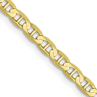 10KT Yellow Gold 16-inch 3MM Anchor Link Chain