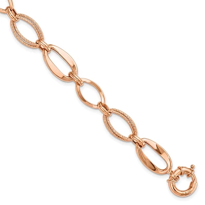 10KT Rose Gold 7.5-inch Bracelet