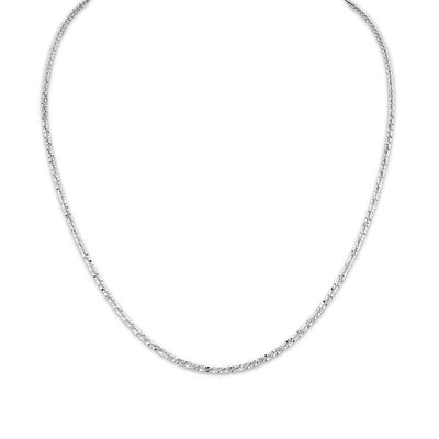 Sterling Silver 18" 2.2MM Sparkle Chain