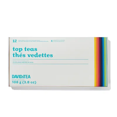 DAVIDsTEA Boîte-cadeau Thés vedettes