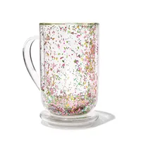 DAVIDsTEA Tasse nordic en verre à confetti de fleurs