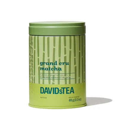 DAVIDsTEA Boîte de thé à motif Grand cru matcha