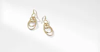 Mobile Chain Link Drop Earrings in 18K Yellow Gold