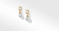 DY Madison® Pearl Chain Drop Earrings in 18K Yellow Gold