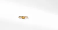 Cable Collectibles® Stack Ring 18K Yellow Gold with Citrine and Diamonds