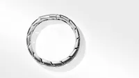 Forged Carbon Link Bracelet Sterling Silver