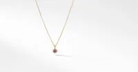 Cable Collectibles® Kids Birthstone Necklace in 18K Yellow Gold with Amethyst