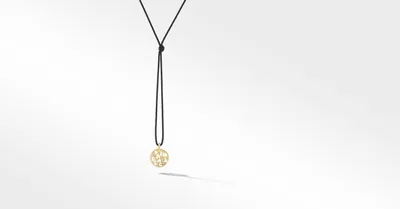 DY Elements® Palm Beach Necklace in 18K Yellow Gold with Diamonds