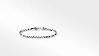 Wheat Chain Bracelet Sterling Silver
