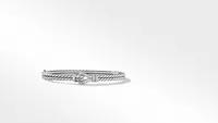 Thoroughbred Loop Bracelet Sterling Silver with Pavé Diamonds