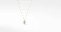 Cable Collectibles® Peace Sign Necklace in 18K Yellow Gold with Pavé Diamonds