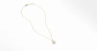 Cable Collectibles® Pavé Plate Heart Necklace in 18K Yellow Gold with Diamonds