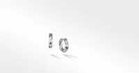 Cable Edge™ Huggie Hoop Earrings in Recycled Sterling Silver