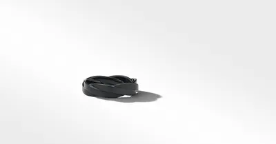 DY Helios™ Band Ring Black Titanium