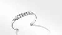 Sculpted Cable Contour Bracelet Sterling Silver