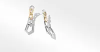 Carlyle Linked Drop Earrings in Sterling Silver with 18K Yellow Gold