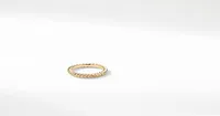 DY Unity Cable Band Ring 18K Yellow Gold