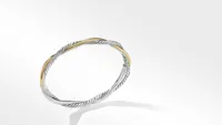 Petite Infinity Bracelet Sterling Silver with 14K Yellow Gold