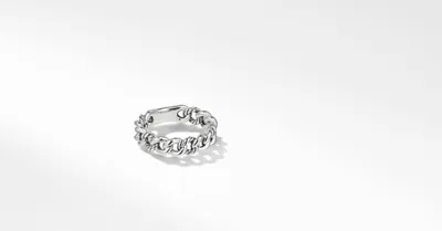 Belmont® Curb Link Band Ring Sterling Silver