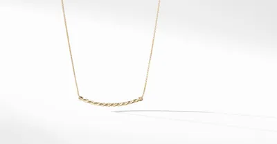 Petite Flex Station Necklace in 18K Yellow Gold