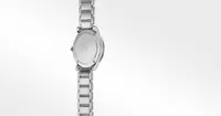 Classic Quartz Stainless Steel Watch with Diamonds