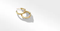 Angelika™ Hoop Earrings in 18K Yellow Gold with Pavé Diamonds