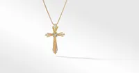 Angelika™ Cross Necklace in 18K Yellow Gold with Pavé Diamonds