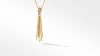 Angelika™ Y Slider Necklace in 18K Yellow Gold with Pavé Diamonds