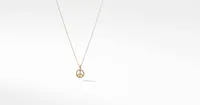 Cable Collectibles® Peace Sign Necklace in 18K Yellow Gold with Pavé Diamonds
