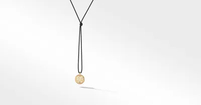 DY Elements® Toronto Pendant Necklace in 18K Yellow Gold with Diamonds