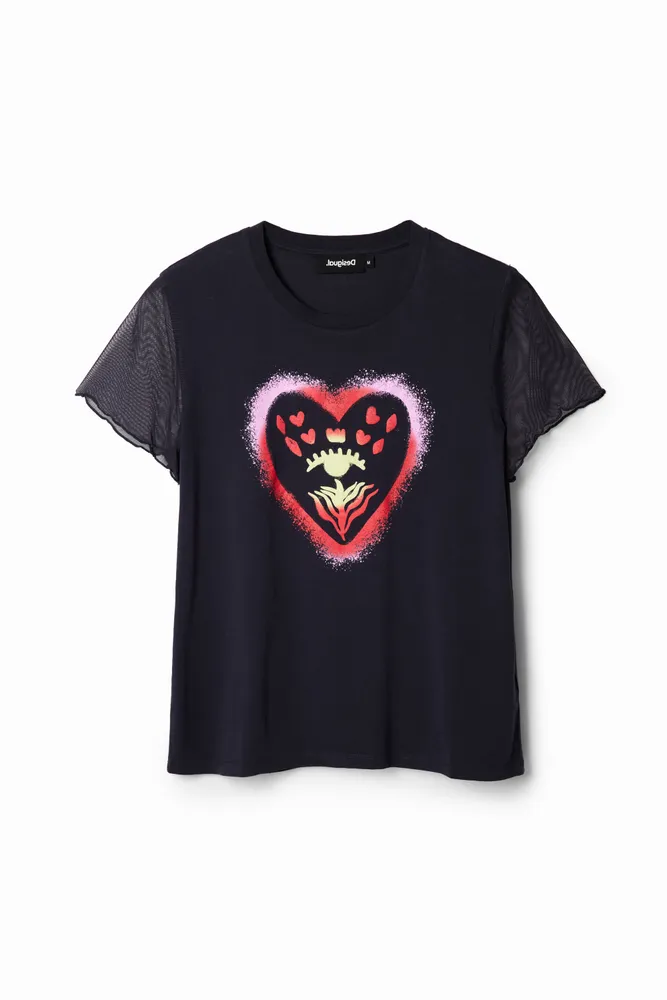 Camiseta corazón arty